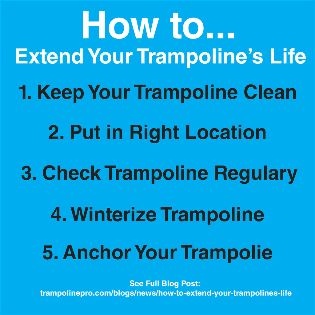 How To Extend Your Trampoline's Life