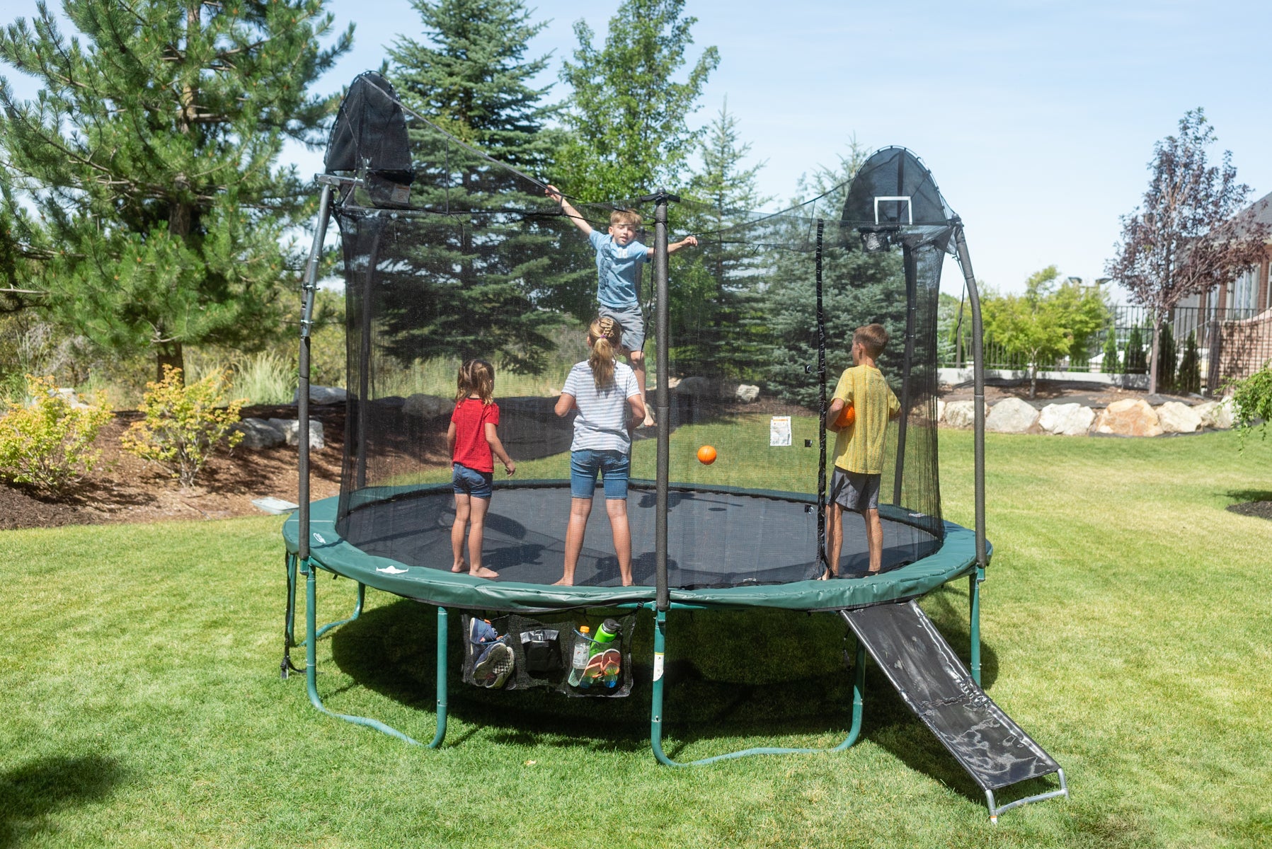 15ft Trampoline Acon Circle Trampoline Acon New Trampoline Mat ACON Air  15ft Standard Trampoline With Net, image size:1797x1200